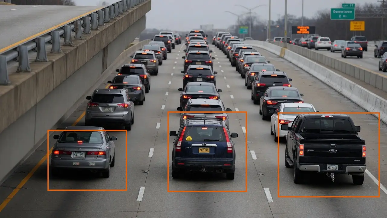 End-of-queue warnings to prevent rear-end collisions