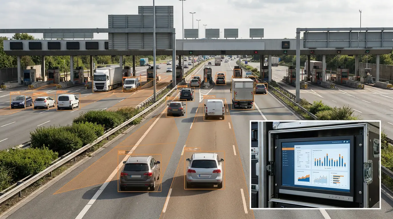 Tollway revenue auditing with lane-level counts